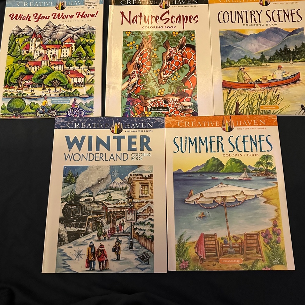 Creative Haven Coloring Book Set